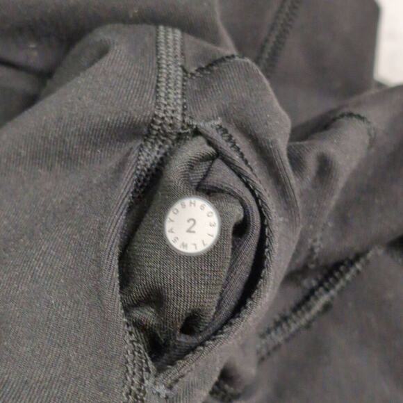 Lululemon Black Groove Nulu High-Waisted Flared Yoga Activewear Pants Size 2 - Picture 6 of 8